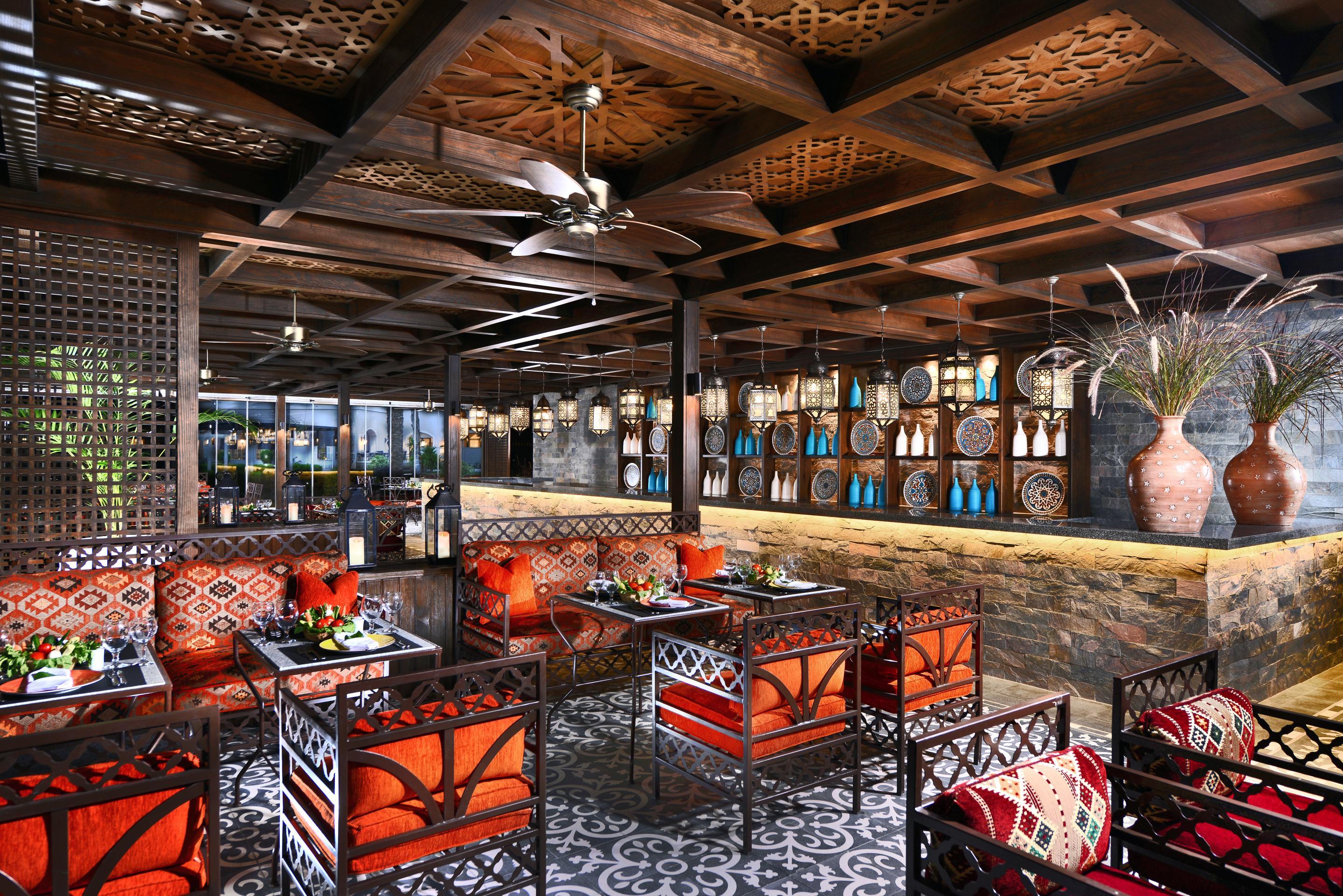 슈타인베르거 알카자르 호텔 샤름 엘 셰이크 외부 사진 3D interior rendering of a restaurant